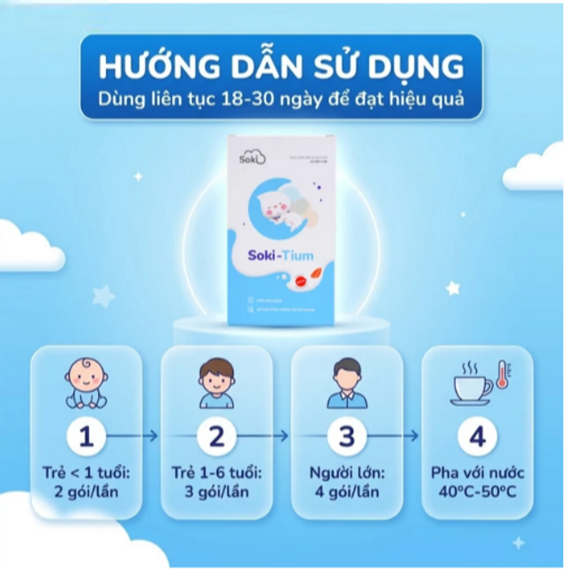 Bột H&ograve;a Tan Soki-Tium