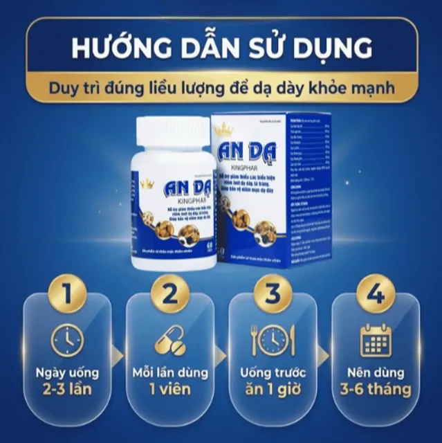 Vi&ecirc;n uống An Dạ Kingphar