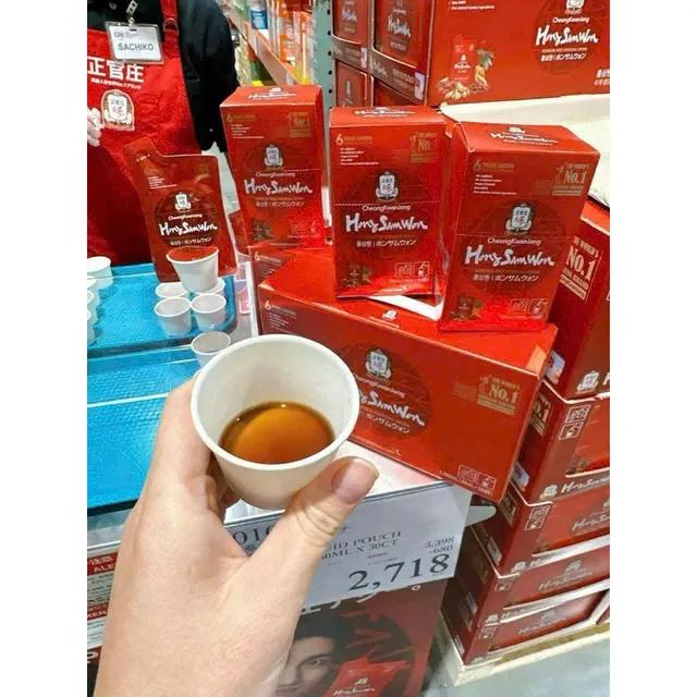 Nước Hồng Sâm HongSamWon Mỹ 30 gói