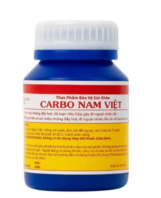 Vi&ecirc;n hỗ trợ giảm rối loạn ti&ecirc;u h&oacute;a Carbo Nam Việt