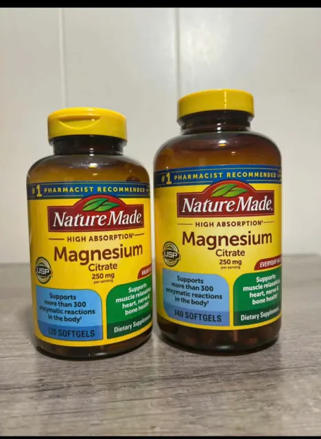 Vi&ecirc;n uống Magnesium Nature Made 250mg