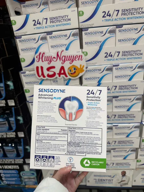 Set 4 tu&yacute;p Kem Đ&aacute;nh Răng Sensodyne Extra Whitening
