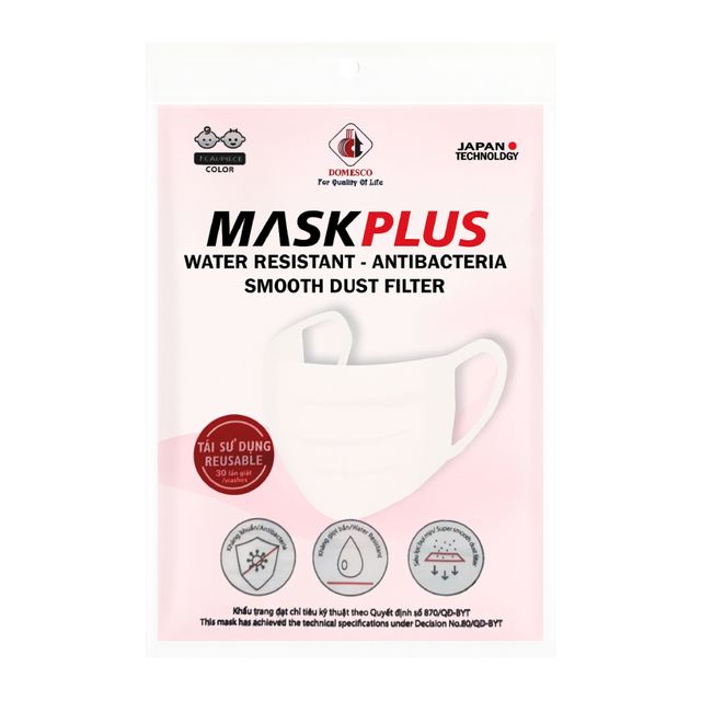 Khẩu Trang Vải D&agrave;nh Cho Trẻ Em Mask Plus Domesco