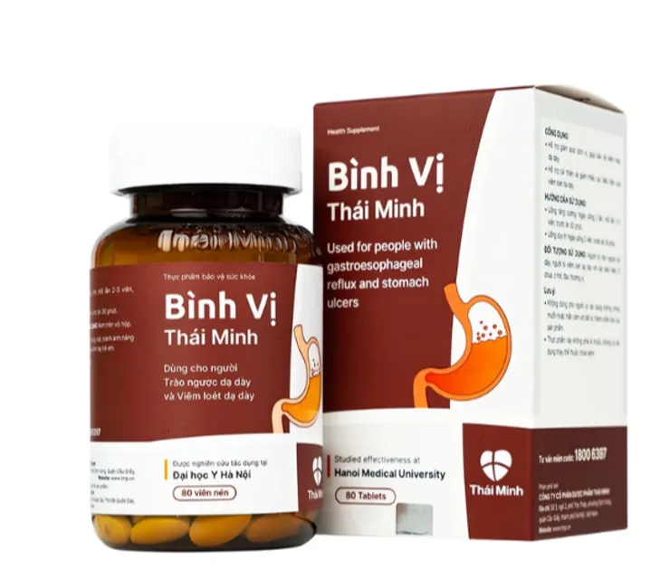 Vi&ecirc;n uống giảm acid dịch vị B&igrave;nh Vị Th&aacute;i Minh