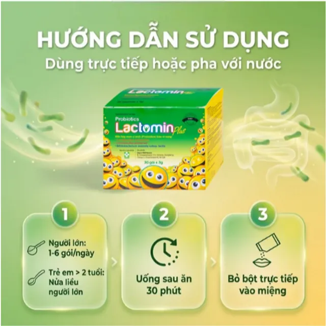 Cốm bổ sung lợi khuẩn Lactomin Plus Novarex