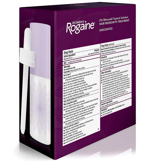 Women&rsquo;s Rogaine 2% Minoxidil Gel 60ml