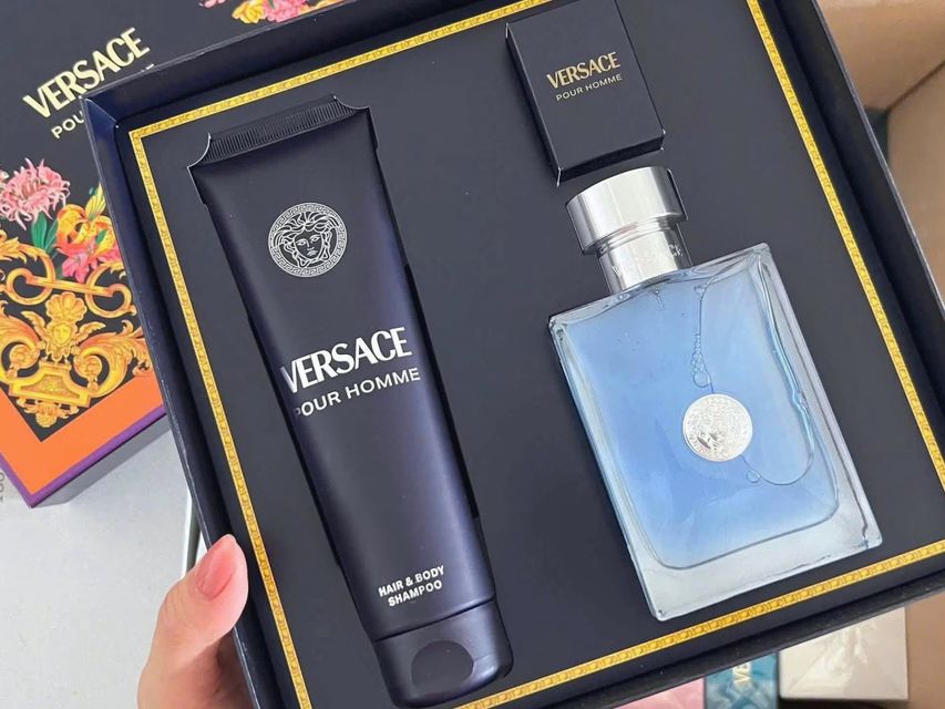 Set Nước Hoa Versace Pour Homme