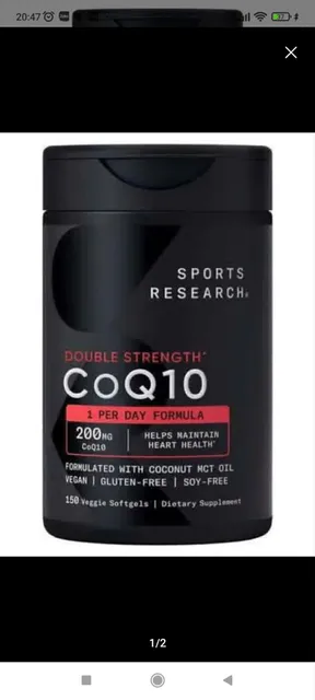 Vi&ecirc;n uống Sports Research CoQ10 USP Grade 100 mg