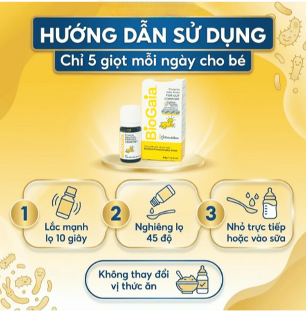 lợi &iacute;ch của BioGaia Protectis Baby Drops
