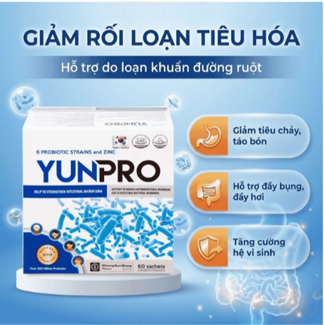 Men vi sinh Yunpro