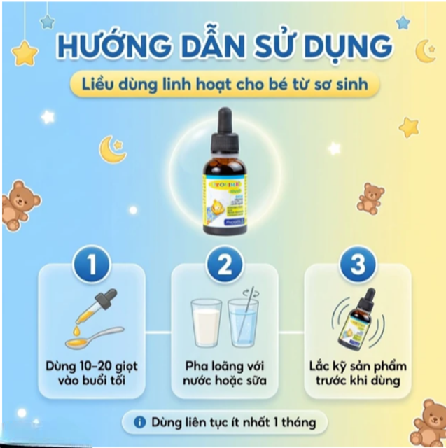 C&aacute;ch sử dụng Siro Fitobimbi Sonno