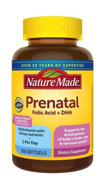 Vitamin tổng hợp cho b&agrave; bầu Prenatal DHA Nature Made