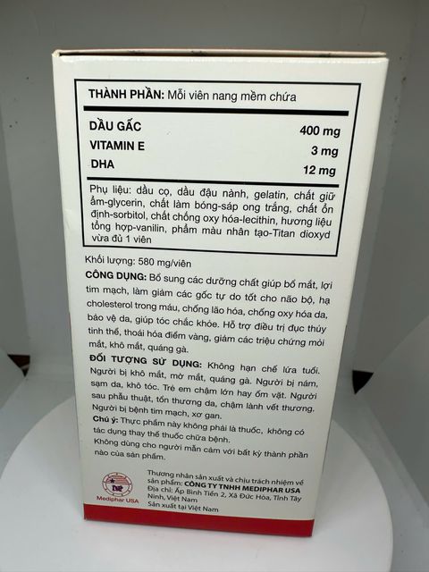 Thực phẩm Dầu Gấc Vina