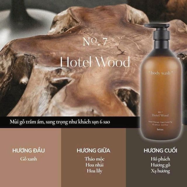 Sữa tắm hetras hotel therapy body wash 1013ml No 07