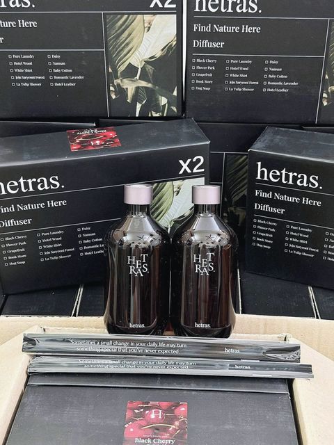 Sét 2 Tinh dầu Hàn hetras Black Cherry