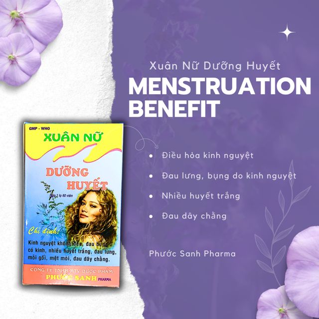 Xu&acirc;n Nữ Dưỡng Huyết Phước Sanh Pharma
