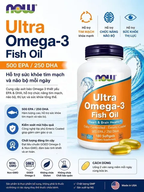 Omega-3 Now Ultra Omega 3-D Fish Oil