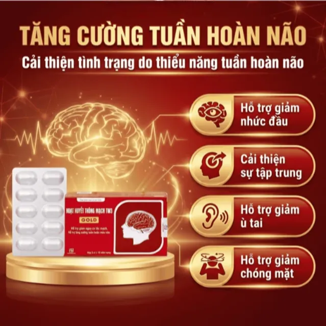Vi&ecirc;n uống Hoạt Huyết Th&ocirc;ng Mạch Gold TW3