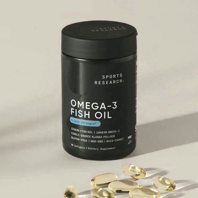 Dầu c&aacute; Omega 3 fish oil sports research 90V Mỹ