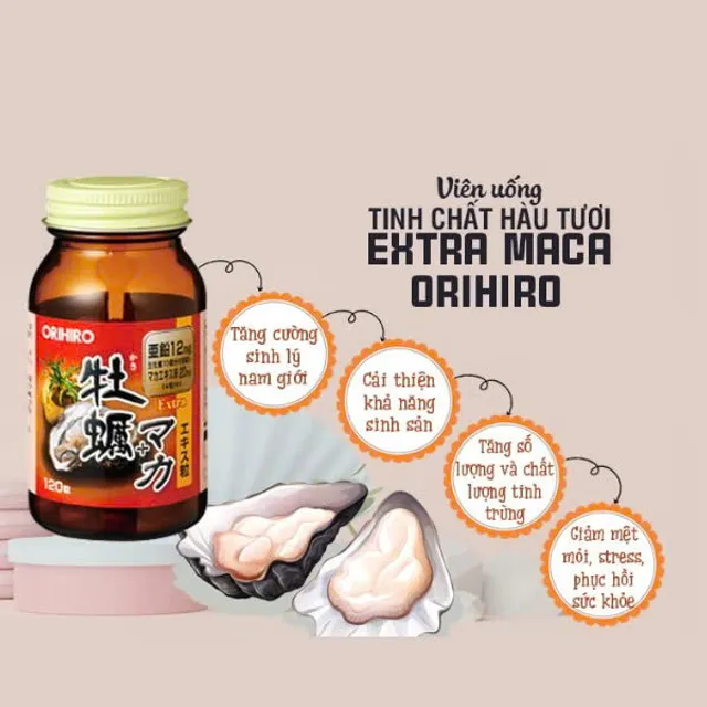 Vi&ecirc;n uống h&agrave;u tươi Orihiro Nhật Bản