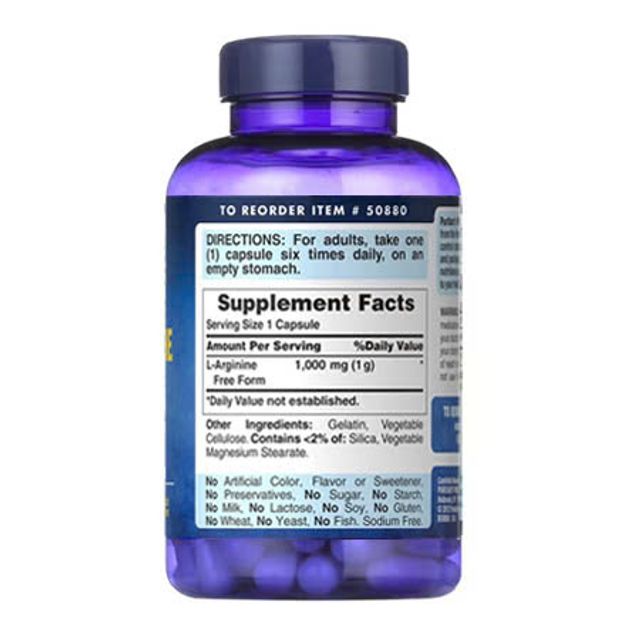 L-Arginine 1000mg Puritan Pride