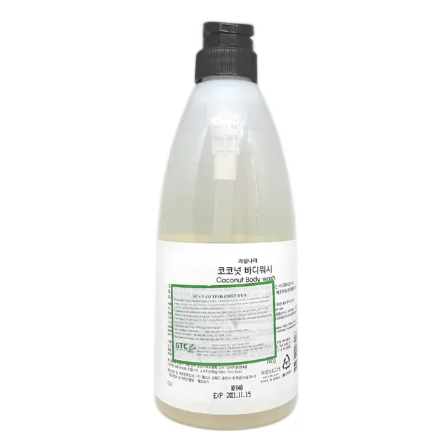 Sữa tắm tr&aacute;i dừa dạng gel Welcos Coconut Body
