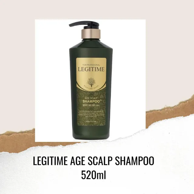 D&acirc;u gội Legitime Age Scalp Shampoo 520g