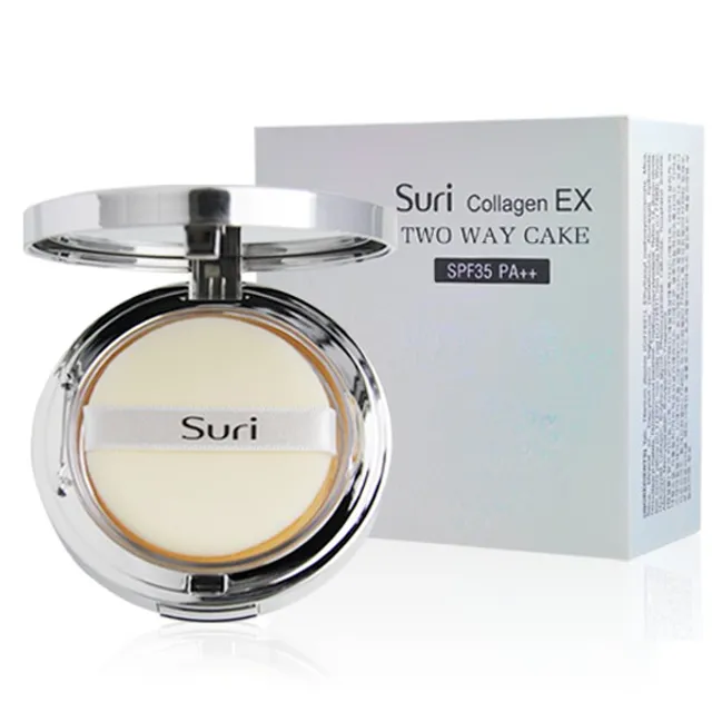 Phấn trang điểm kiềm dầu Suri Collagen Ex-Two Way Cake