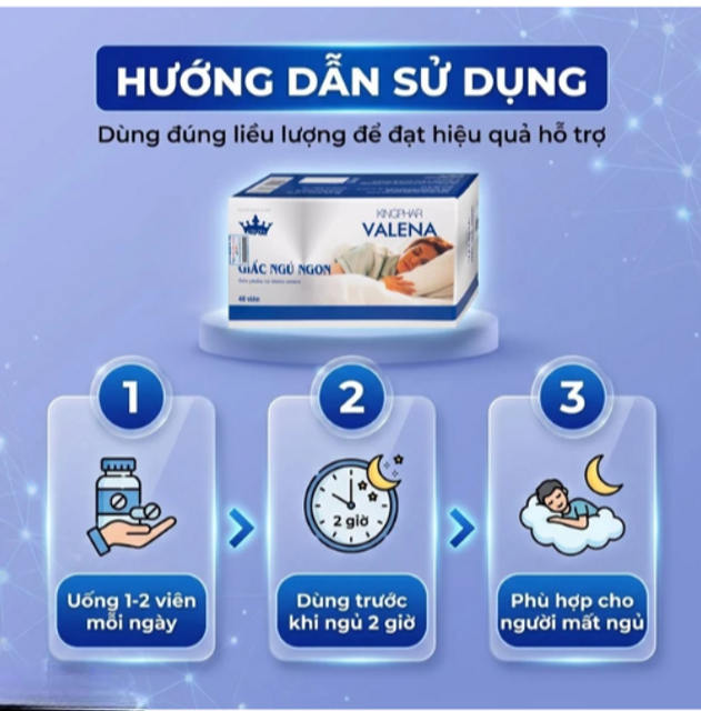 Vi&ecirc;n uống gi&uacute;p ngủ ngon Valena