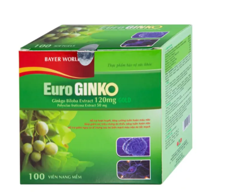 Vi&ecirc;n uống Euro Ginko Gold HD Pharma
