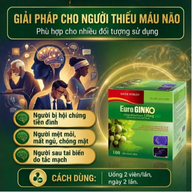 Th&agrave;nh phần của Euro Ginko Gold