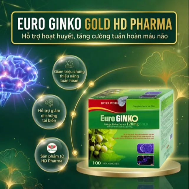 Sản phẩm Euro Ginko Gold HD Pharma