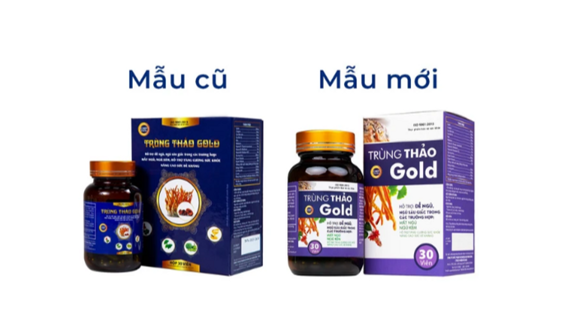 Vi&ecirc;n uống Tr&ugrave;ng Thảo Gold