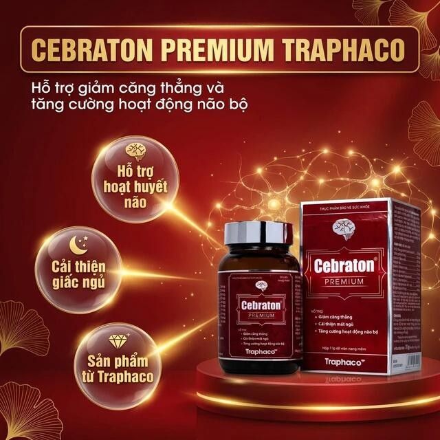 Vi&ecirc;n uống hỗ trợ giảm căng thẳng Cebraton Premium Traphaco 5