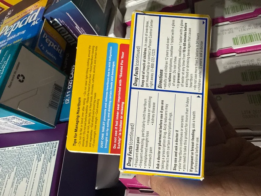 Vi&ecirc;n uống giảm axit Pepsid AC vi&ecirc;n n&eacute;n 20 mg hộp 75 vi&ecirc;n