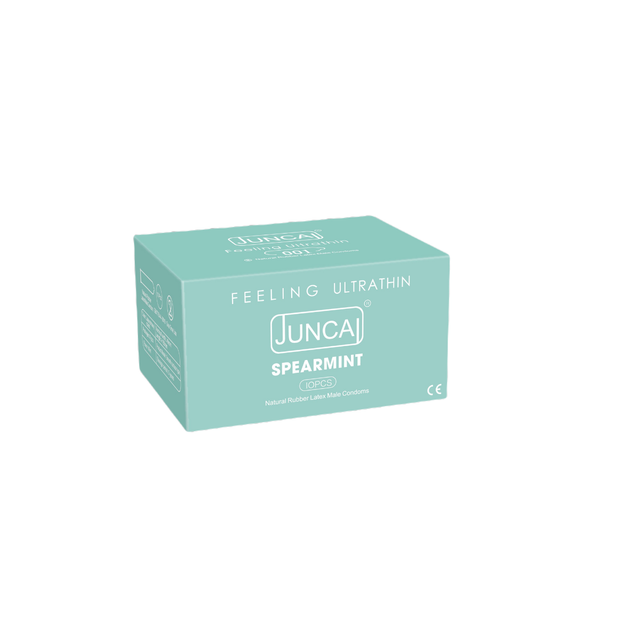 Bao cao su Juncai Spearmint si&ecirc;u mỏng 001, &ocirc;m s&aacute;t, hương bạc h&agrave;