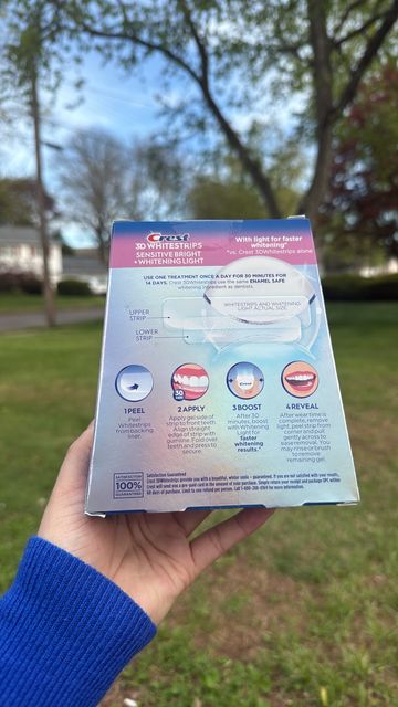 Crest 3D Whitestrips Sensitive Bright