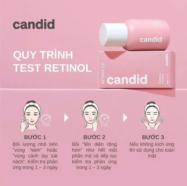 Đ&aacute;nh gi&aacute; Tinh Chất Candid 0.5% Retinol Treatment