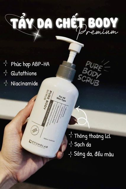 KyungLab Pure Body Scrub - Sản phẩm tẩy tế b&agrave;o cngừng hẳn