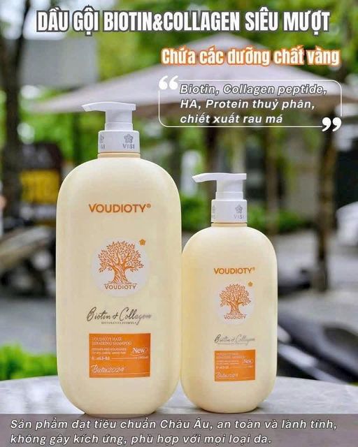 Sản phẩm Dầu Gội Xả Biotin Collagen