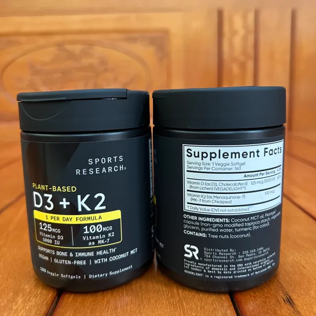 Vi&ecirc;n bổ sung Vitamin D3K2 Sports Research