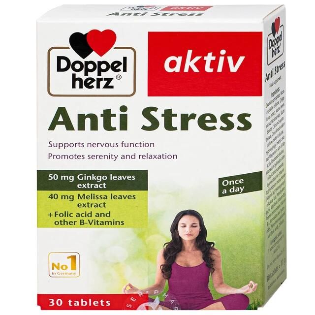 Vi&ecirc;n uống hỗ trợ giảm căng thẳng Anti Stress Doppelherz