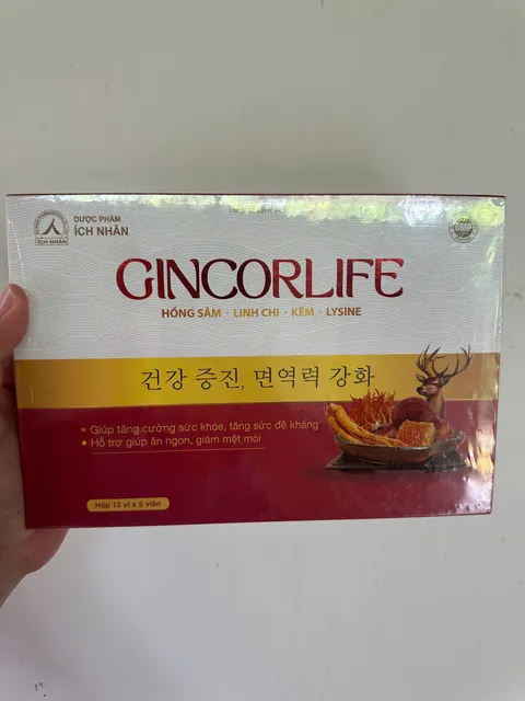 Gincorlife Hộp 60 vi&ecirc;n