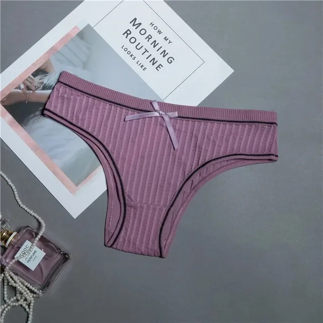 Quần L&oacute;t Nữ Bikini Quần Chip Kẻ Sọc Gợi Cảm Quyến Rũ