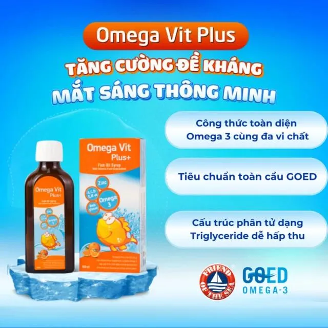 Siro bổ n&atilde;o Omega Vit Plus+ Botafarma