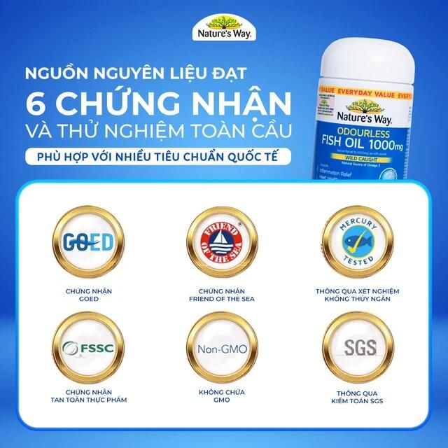 Vi&ecirc;n bổ n&atilde;o Odourless Nature's Way