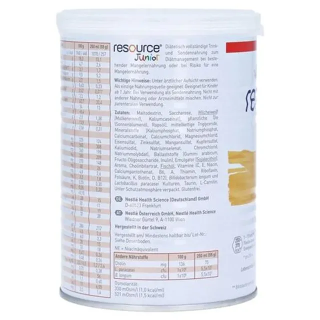 Sữa b&eacute;o Resource Junior Đức 400g