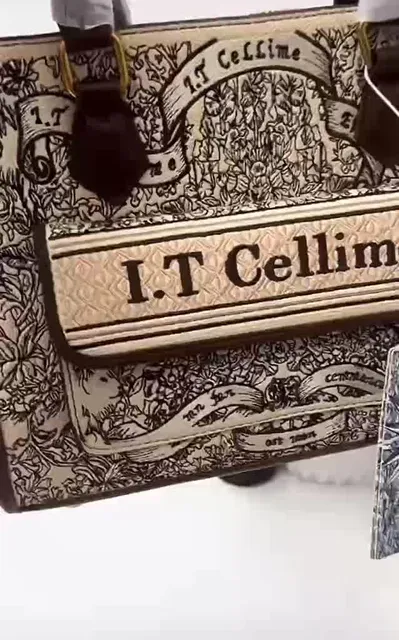 H&igrave;nh ảnh t&uacute;i x&aacute;ch C&ocirc;ng sở nhỏ I.T CELLIME n&acirc;u