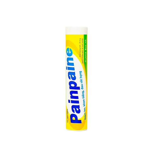 Vi&ecirc;n ngậm giảm ho Painpaine Mint