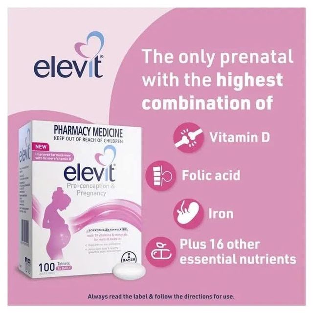 Th&agrave;nh phần vitamin Elevit
